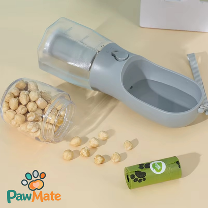 PawMate – 3 az 1-ben hordozható kutya itató sétákhoz és kirándulásokhoz